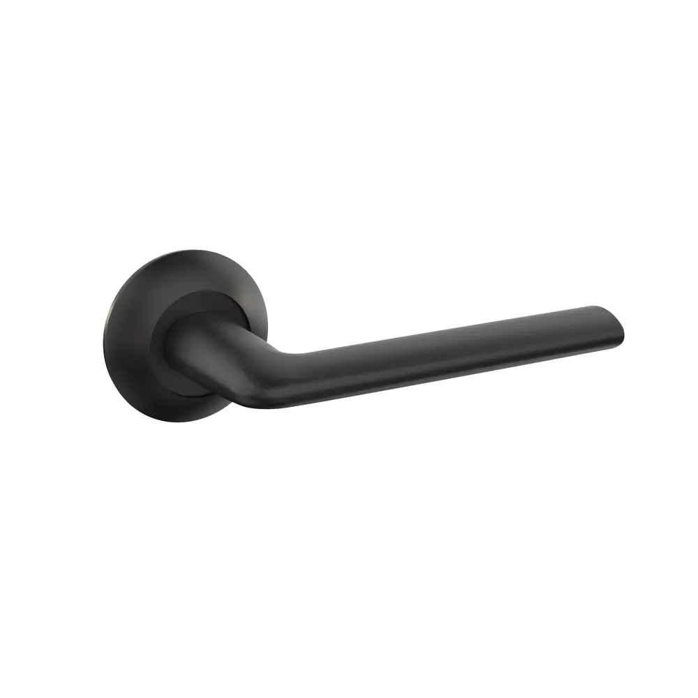 Фото Дверная ручка Punto Next без запирания 105мм цвет черный