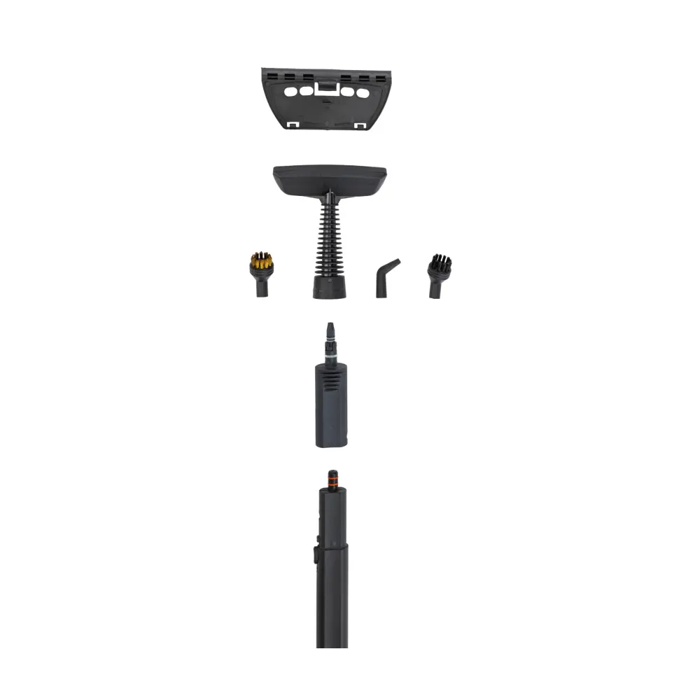 Фото 26 Пароочиститель с функцией паровой швабры Kiwi KSC-4255 1500 Вт бак 1.25 л 4.5 Бар