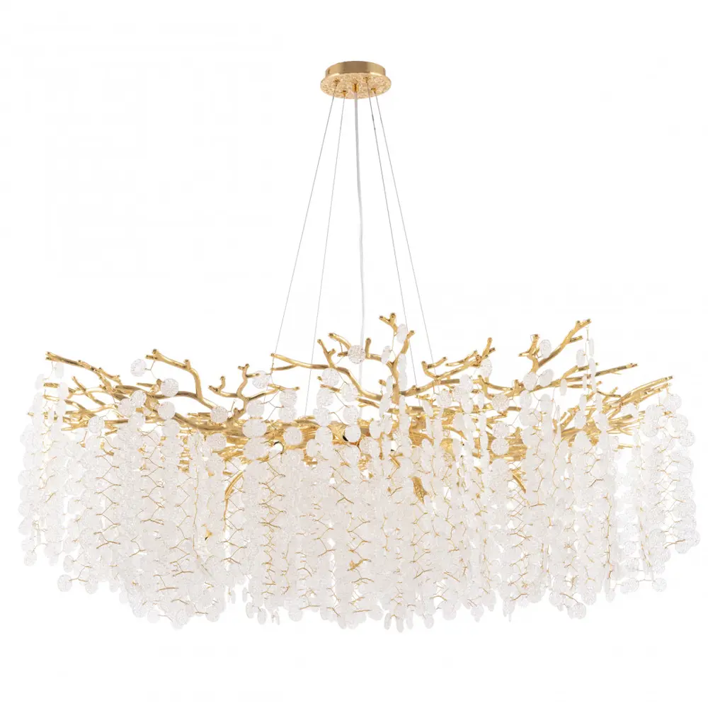 Фото Люстра подвесная Arte Milano Milano-1 720Вт G9 золото 23110.1200.18.G9.C GD Фото Люстра подвесная Arte Milano Milano-1 720Вт G9 золото 23110.1200.18.G9.C GD