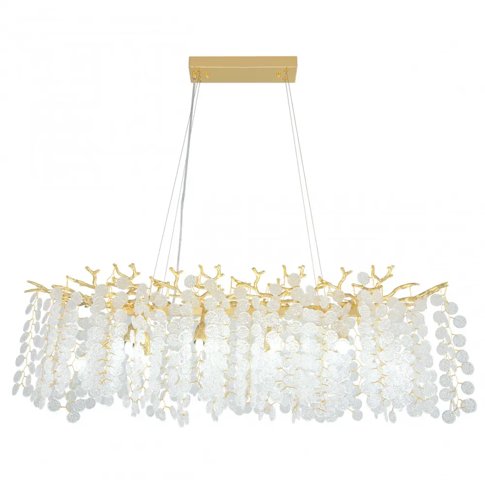 Фото Люстра подвесная Arte Milano Milano-2 400Вт G9 золото 23210.1000.10.G9.C GD Фото Люстра подвесная Arte Milano Milano-2 400Вт G9 золото 23210.1000.10.G9.C GD