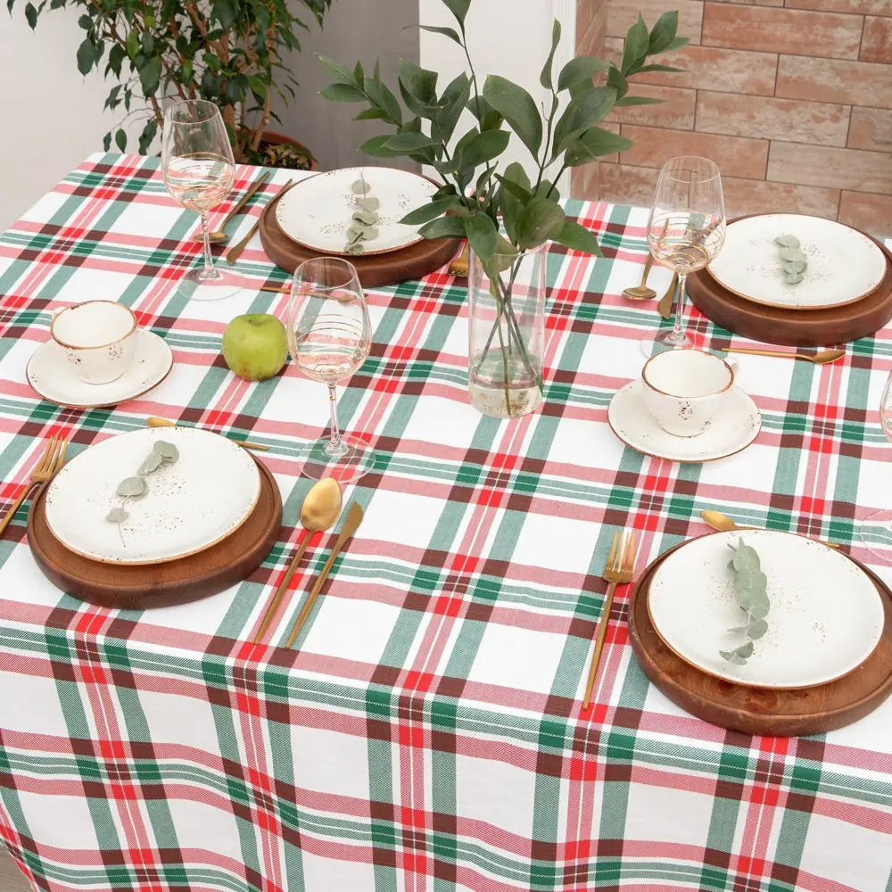 Фото 3 Скатерть на стол Этель Нoliday decoration круглая 149x220 см цвет разноцветный Фото 3 Скатерть на стол Этель Нoliday decoration круглая 149x220 см цвет разноцветный