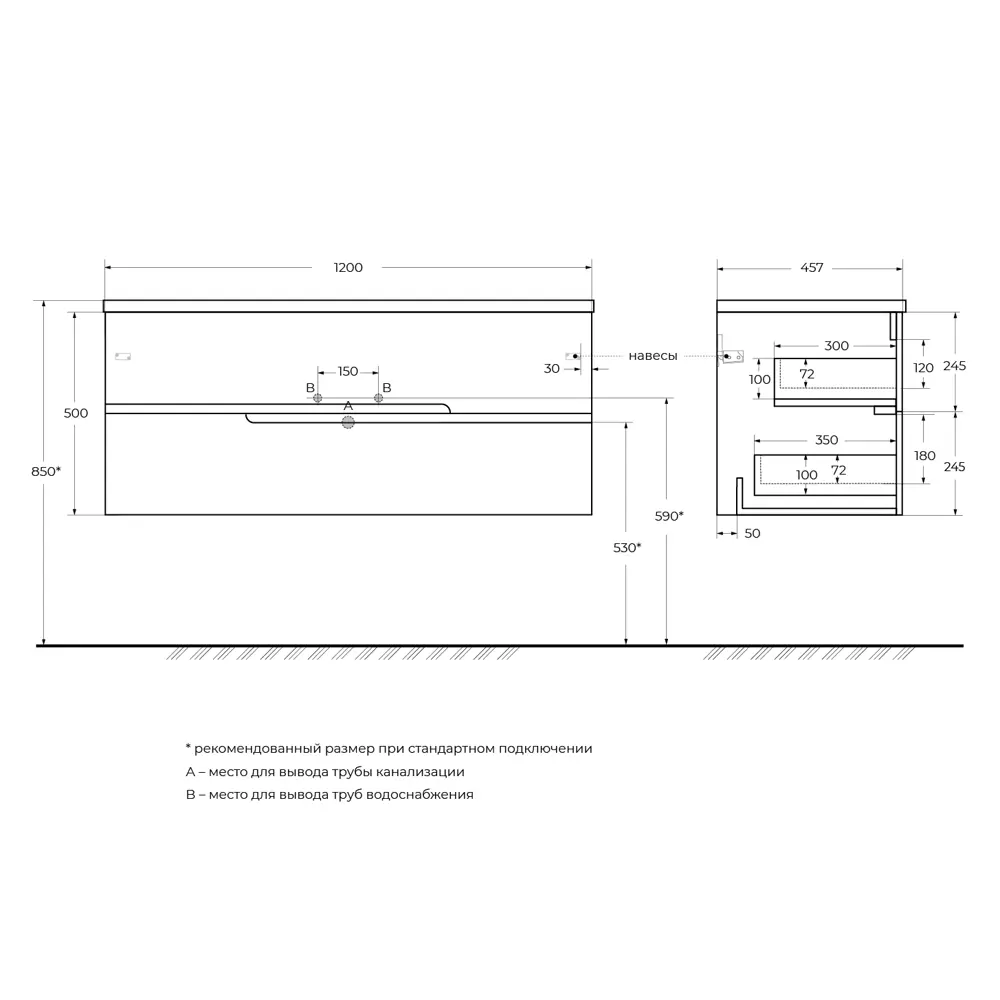 Фото 11 Тумба под раковину универсальная Cezares DUET-N-1200-4C-SO-2-PS-P 120см цвет фисташковый софт Фото 11 Тумба под раковину универсальная Cezares DUET-N-1200-4C-SO-2-PS-P 120см цвет фисташковый софт