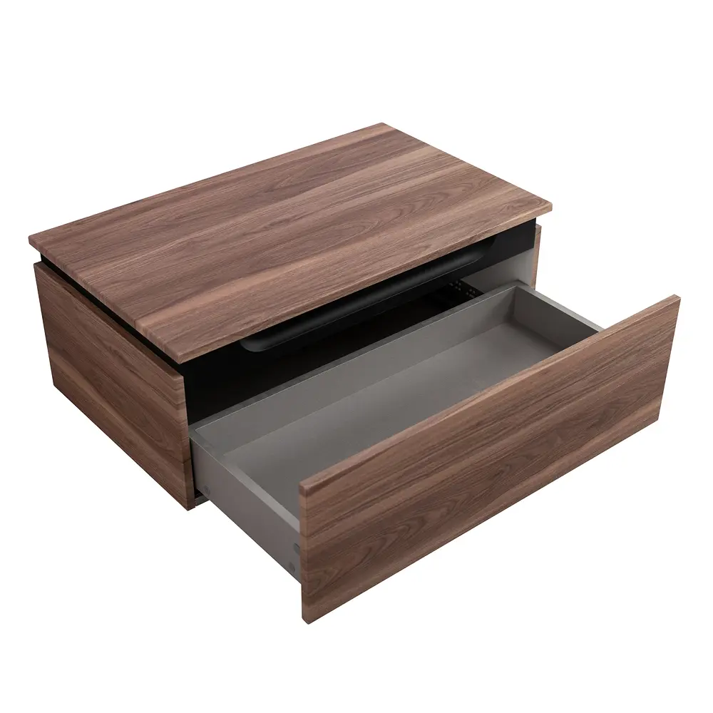 Фото 11 Тумба под раковину универсальная Cezares SLIDER-800-1C-PI-NA-P 76.6см цвет орех дымчатый