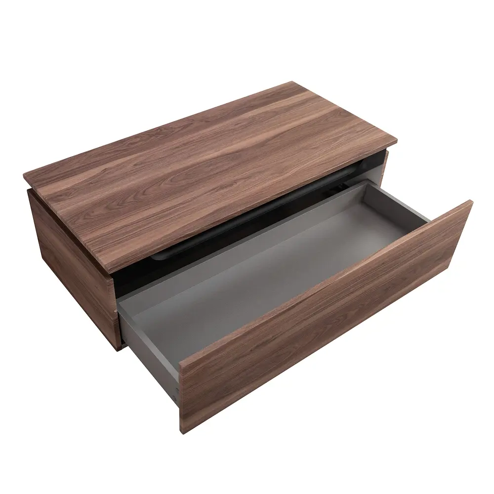 Фото 9 Тумба под раковину универсальная Cezares SLIDER-1000-1C-PI-NA-P 96.6см цвет орех дымчатый