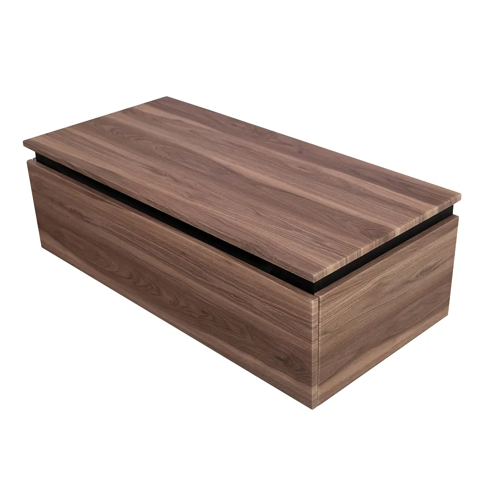 Фото 8 Тумба под раковину универсальная Cezares SLIDER-1000-1C-PI-NA-P 96.6см цвет орех дымчатый