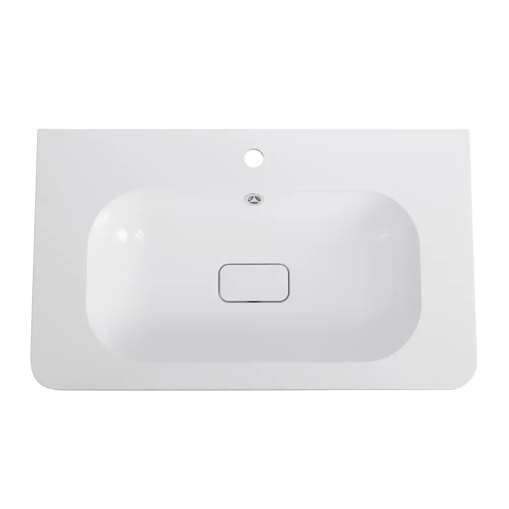 Фото 2 Раковина мебельная Cezares CZR-800/480-LV-MR-NV 80x48 см цвет белый Фото 2 Раковина мебельная Cezares CZR-800/480-LV-MR-NV 80x48 см цвет белый