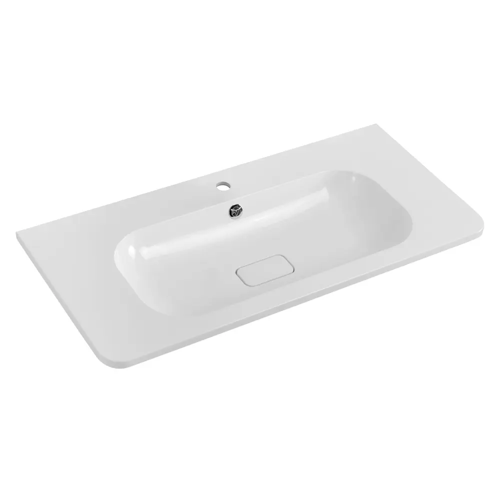 Фото Раковина мебельная Cezares CZR-1000/480-LV-MR-NV 100x48 см цвет белый Фото Раковина мебельная Cezares CZR-1000/480-LV-MR-NV 100x48 см цвет белый