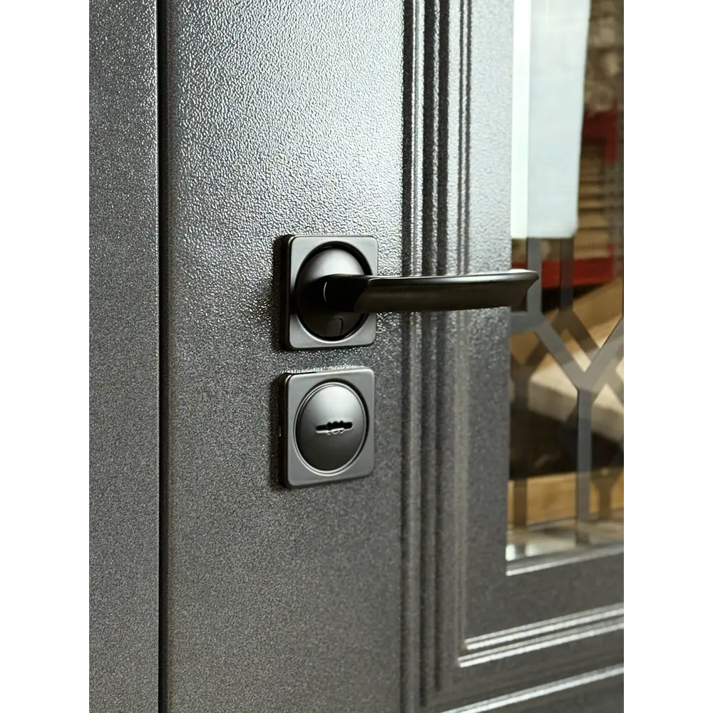 Фото 3 Входная дверь Foreman Ф-34 левый 205x86см цвет графит/белый матовый Фото 3 Входная дверь Foreman Ф-34 левый 205x86см цвет графит/белый матовый