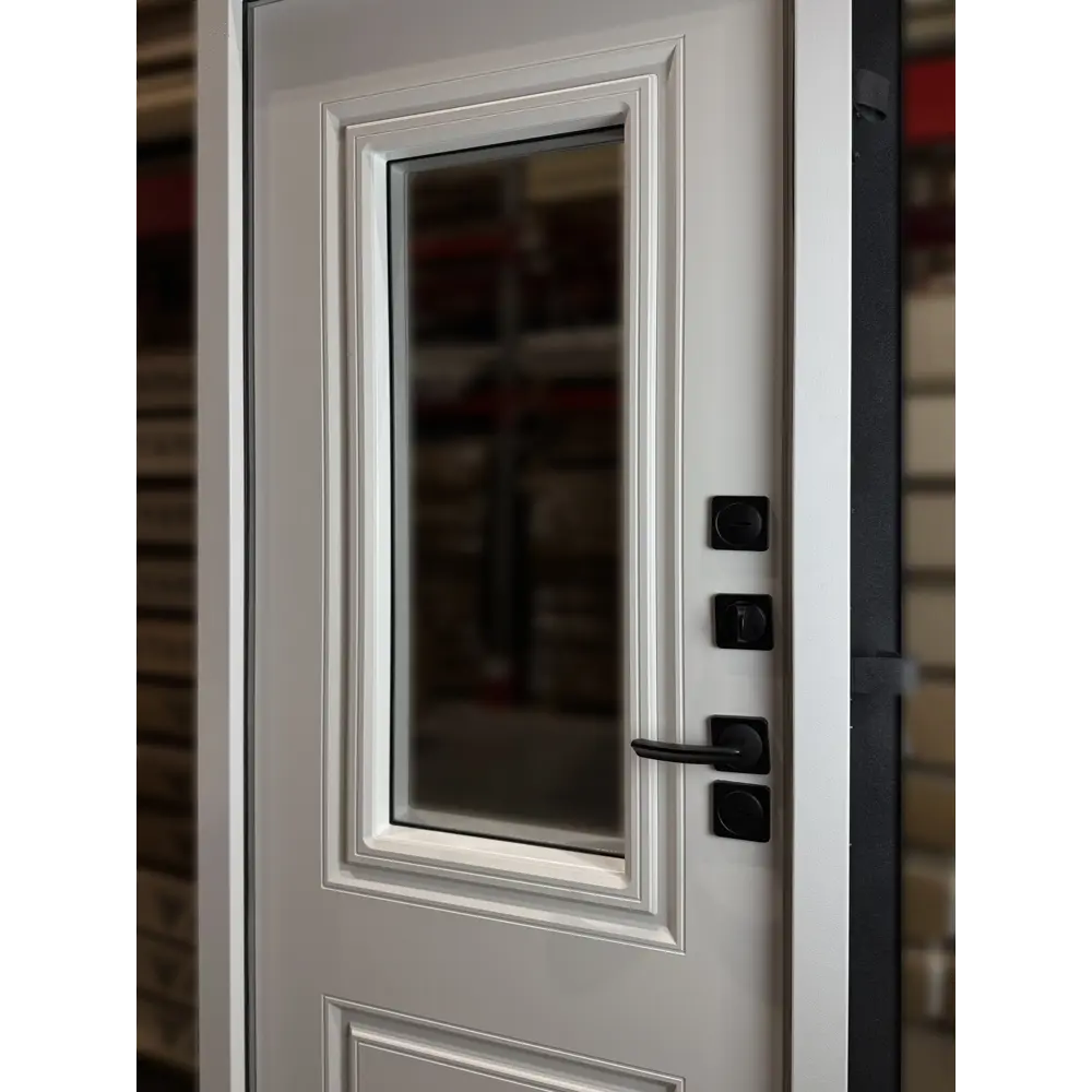 Фото 14 Входная дверь Foreman Ф-34 правый 205x96см цвет графит/белый матовый Фото 14 Входная дверь Foreman Ф-34 правый 205x96см цвет графит/белый матовый