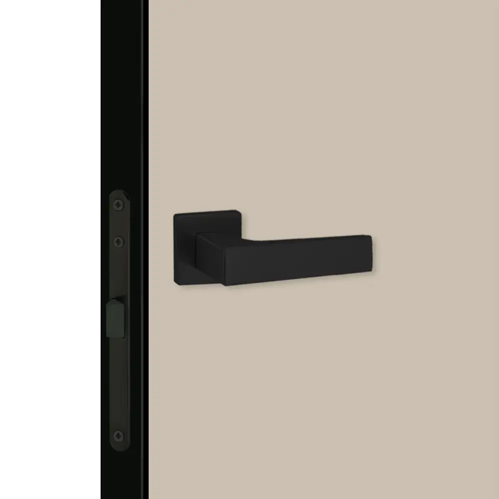 Фото 5 Комплект межкомнатной двери Velldoris Techno black глухая 200x70см ПЭТ цвет кварцит с коробом и наличниками Фото 5 Комплект межкомнатной двери Velldoris Techno black глухая 200x70см ПЭТ цвет кварцит с коробом и наличниками