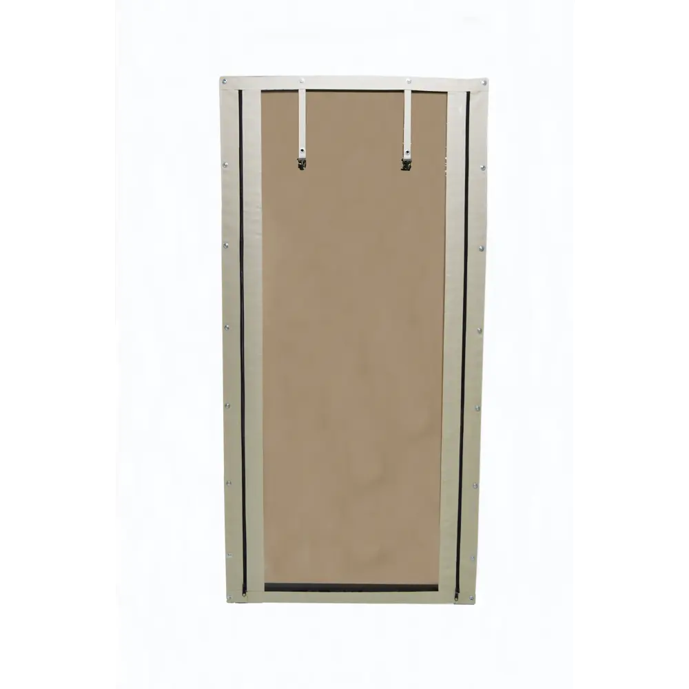 Фото 5 Мягкая дверь на молниях 180x220см тонированное полотно цвет бежевый