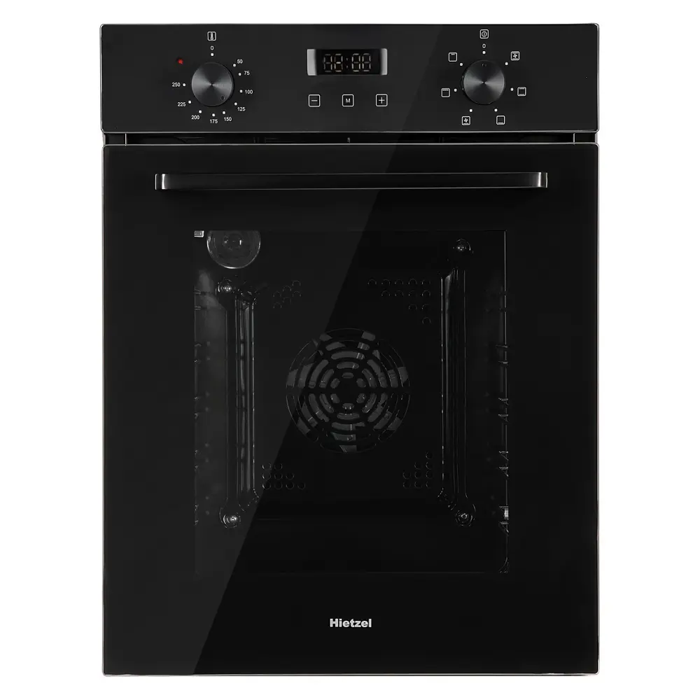 Фото 3 Встраиваемый духовой шкаф Hietzel 455E 44.8х59.5х55 см цвет черный Фото 3 Встраиваемый духовой шкаф Hietzel 455E 44.8х59.5х55 см цвет черный