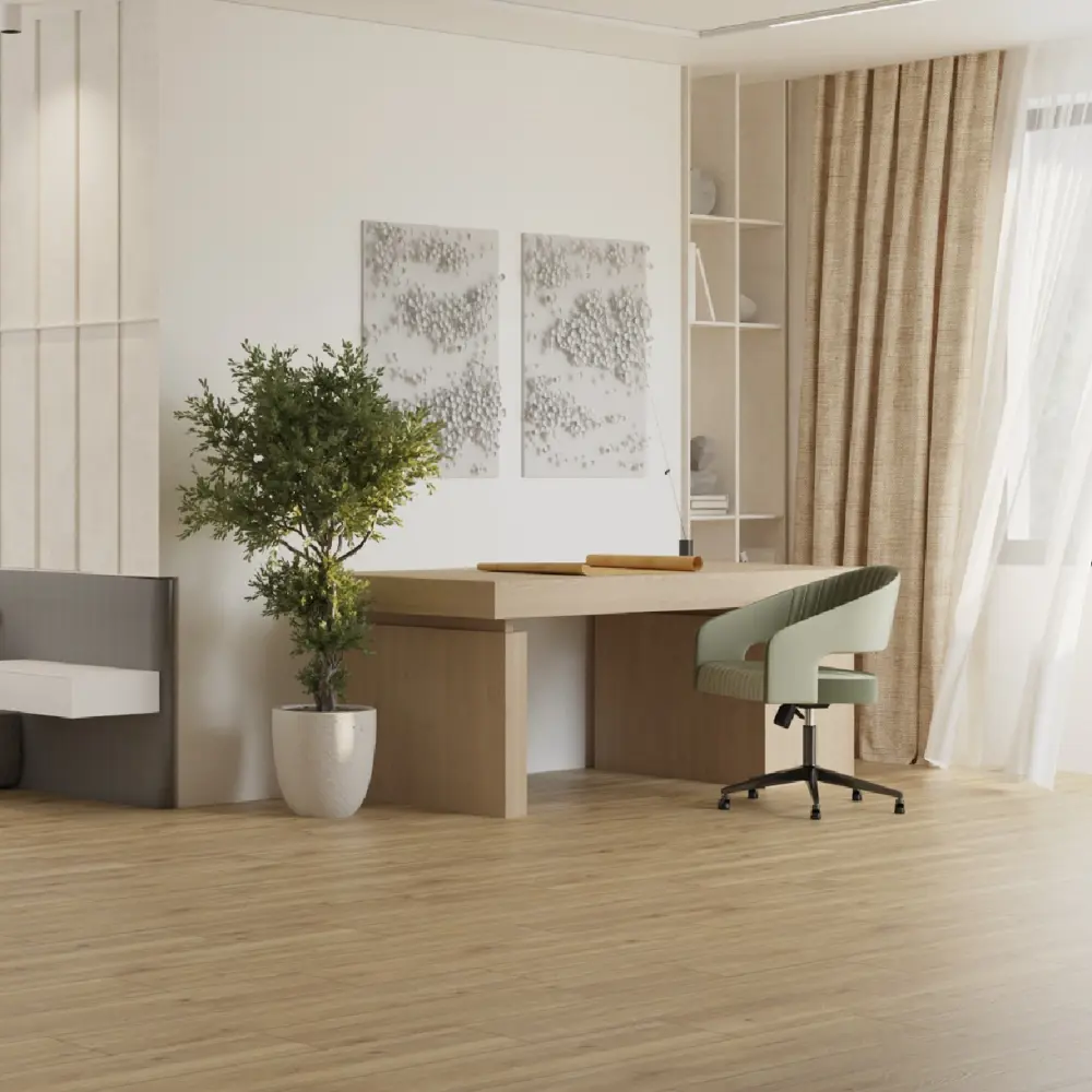 Фото Ламинат Дуб Тобол 33 класс толщина 10 мм с фаской 1.596 м²