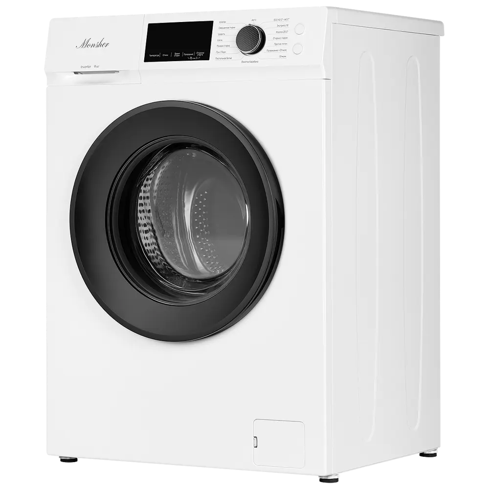 Фото 12 Стиральная машина Monsher Mwm 500 blanc 60x84x54см 9 кг цвет белый Фото 12 Стиральная машина Monsher Mwm 500 blanc 60x84x54см 9 кг цвет белый