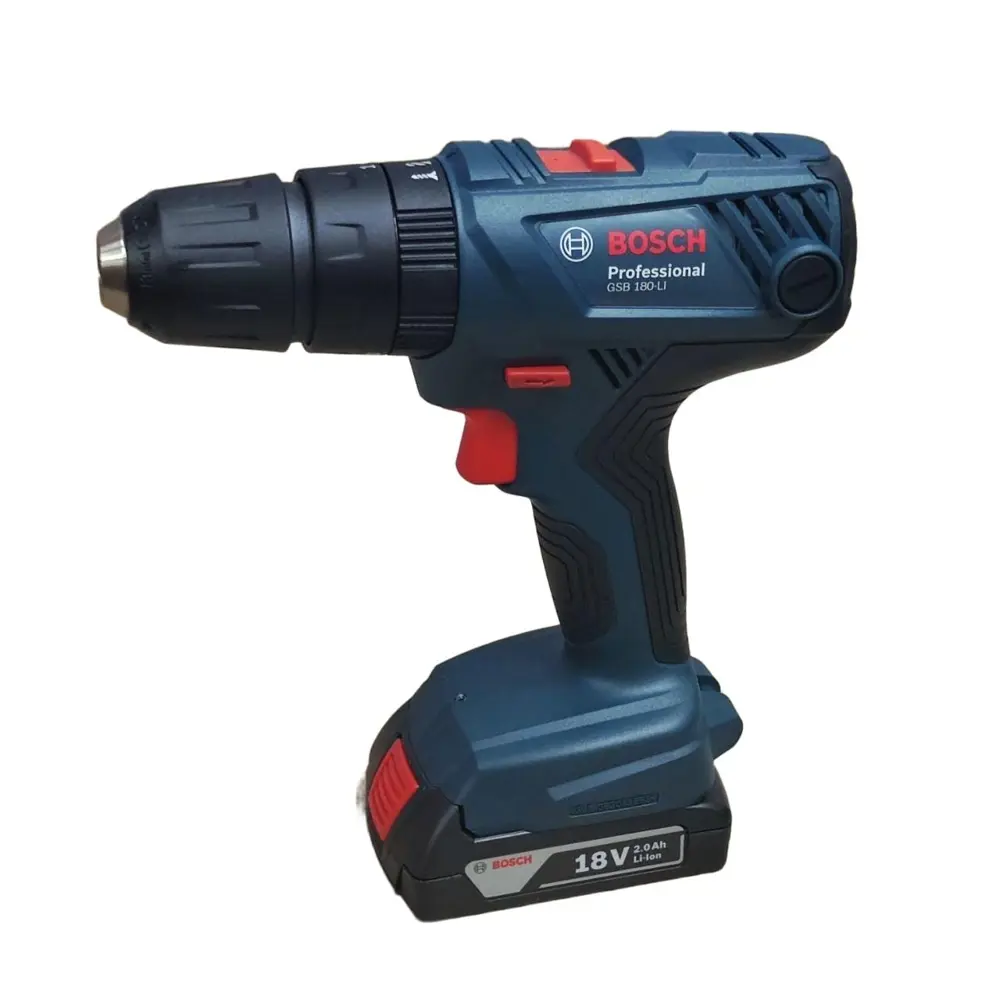 Фото 5 Дрель-шуруповерт аккумуляторная ударная Bosch Professional GSB 180-LI, 06019F8323, 18 В Li-Ion 2x2 Ач Фото 5 Дрель-шуруповерт аккумуляторная ударная Bosch Professional GSB 180-LI, 06019F8323, 18 В Li-Ion 2x2 Ач