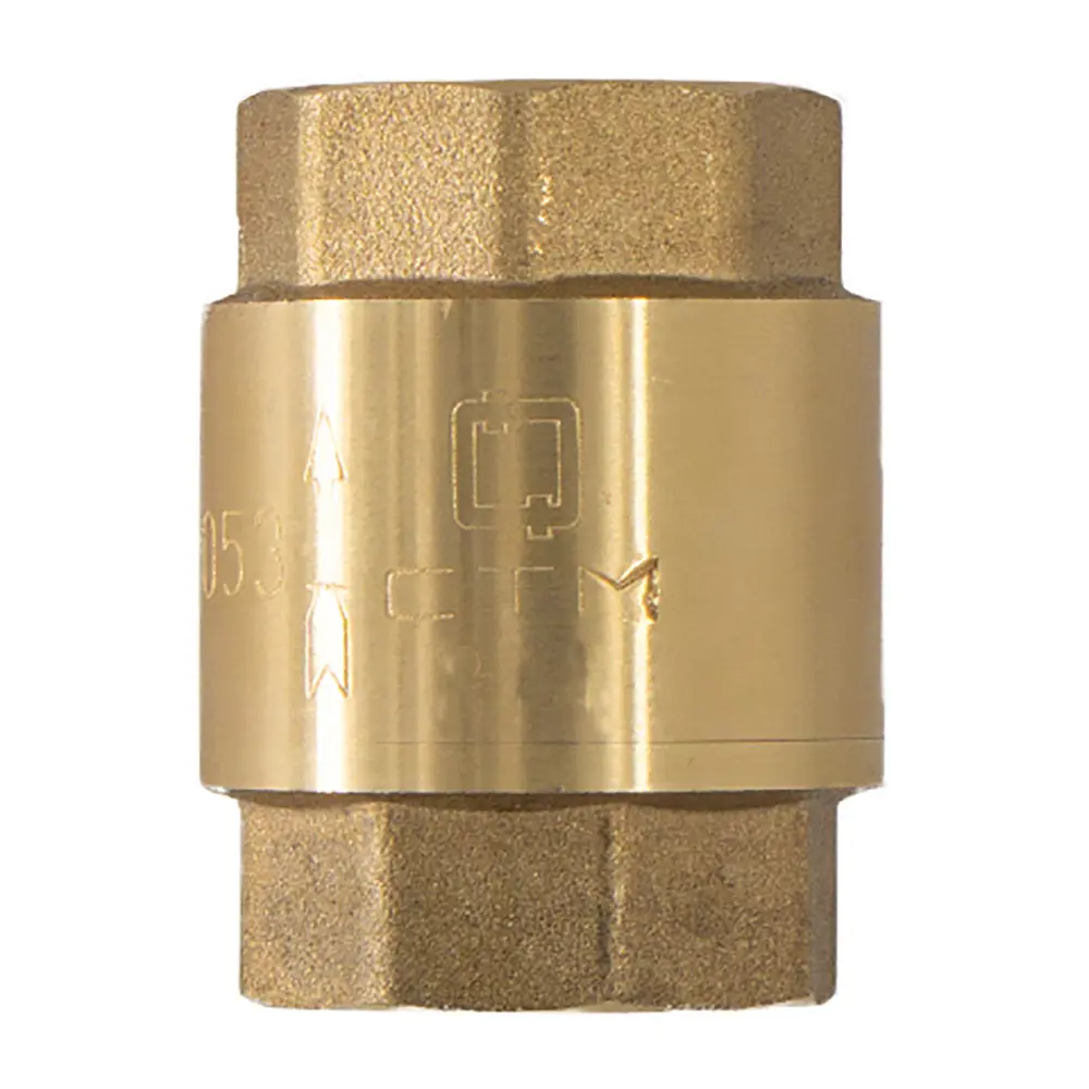 Фото 5 Обратный клапан Стм 1 1/4" с латунным штоком Стм Фото 5 Обратный клапан Стм 1 1/4" с латунным штоком Стм