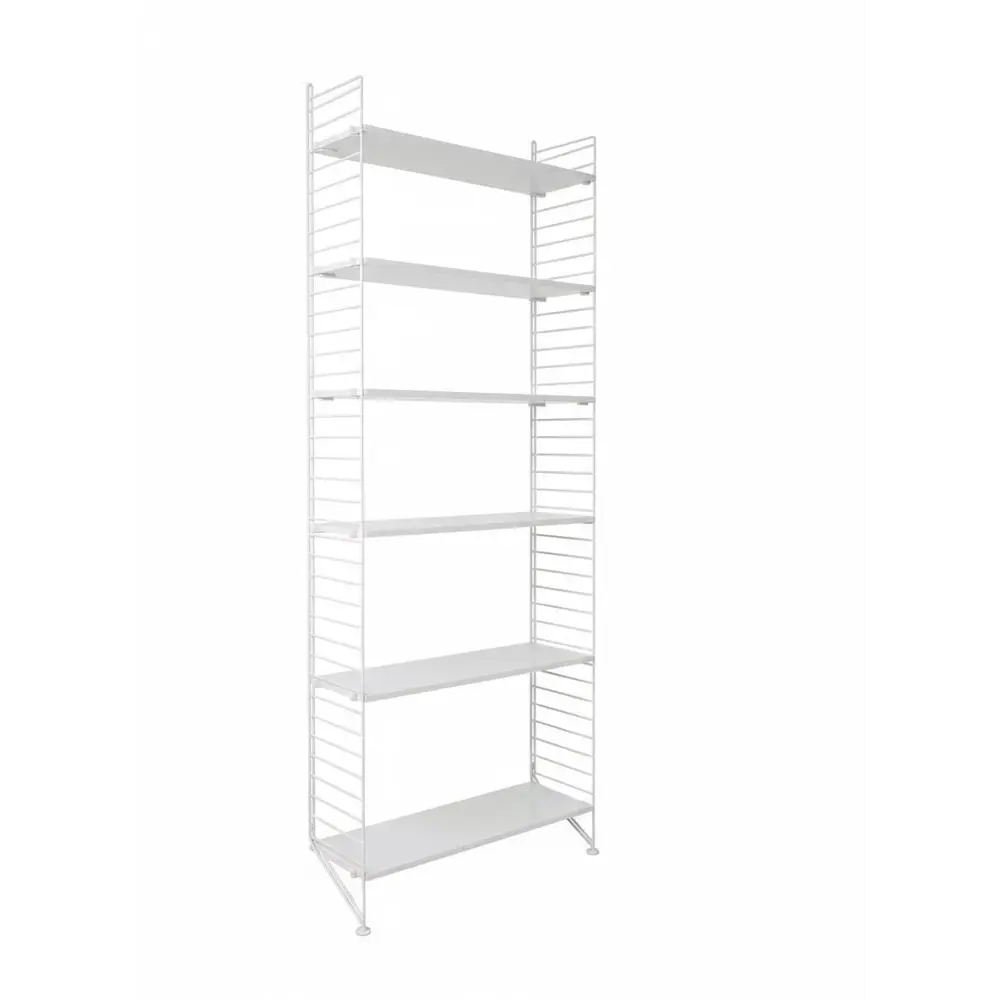 Фото Стеллаж Scandi systems 6 полок 80x200x30 см ЛДСП цвет белый Фото Стеллаж Scandi systems 6 полок 80x200x30 см ЛДСП цвет белый