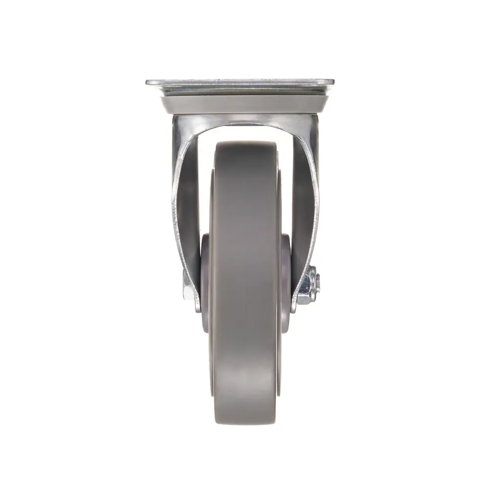 Фото 7 Колесо Стелла-техник N48125TPR поворотное диаметр 125 мм грузоподъемность 140 кг термопластичная серая резина полипропилен Фото 7 Колесо Стелла-техник N48125TPR поворотное диаметр 125 мм грузоподъемность 140 кг термопластичная серая резина полипропилен