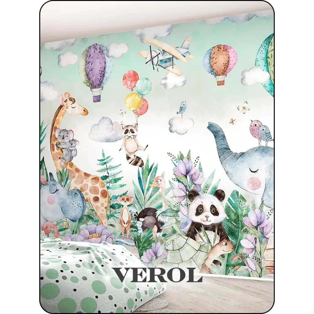 Фото 5 Фотообои флизелиновые 3D Verol 400x283 см Животные