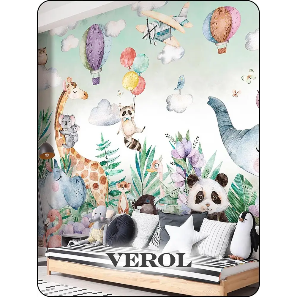 Фото 4 Фотообои флизелиновые 3D Verol 400x283 см Животные