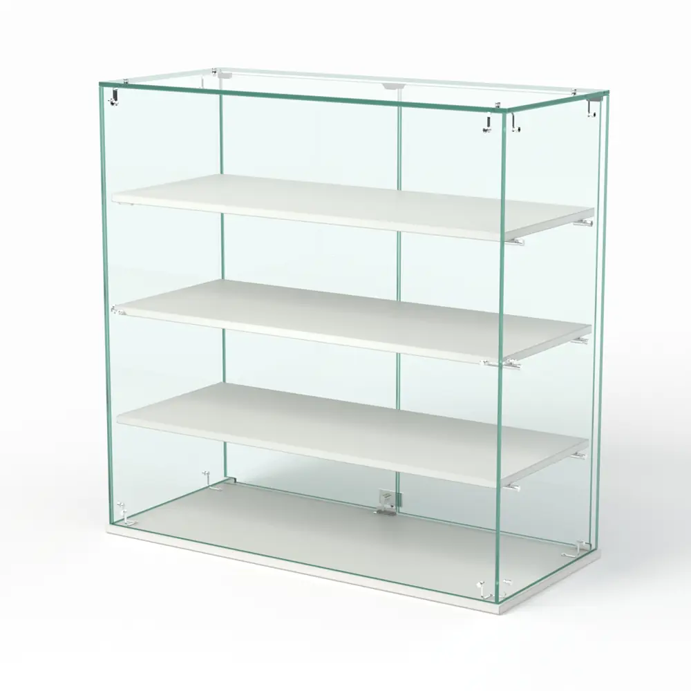 Фото Витрина Сладость №1А-П для выпечки 90x90x40 см стекло цвет белый