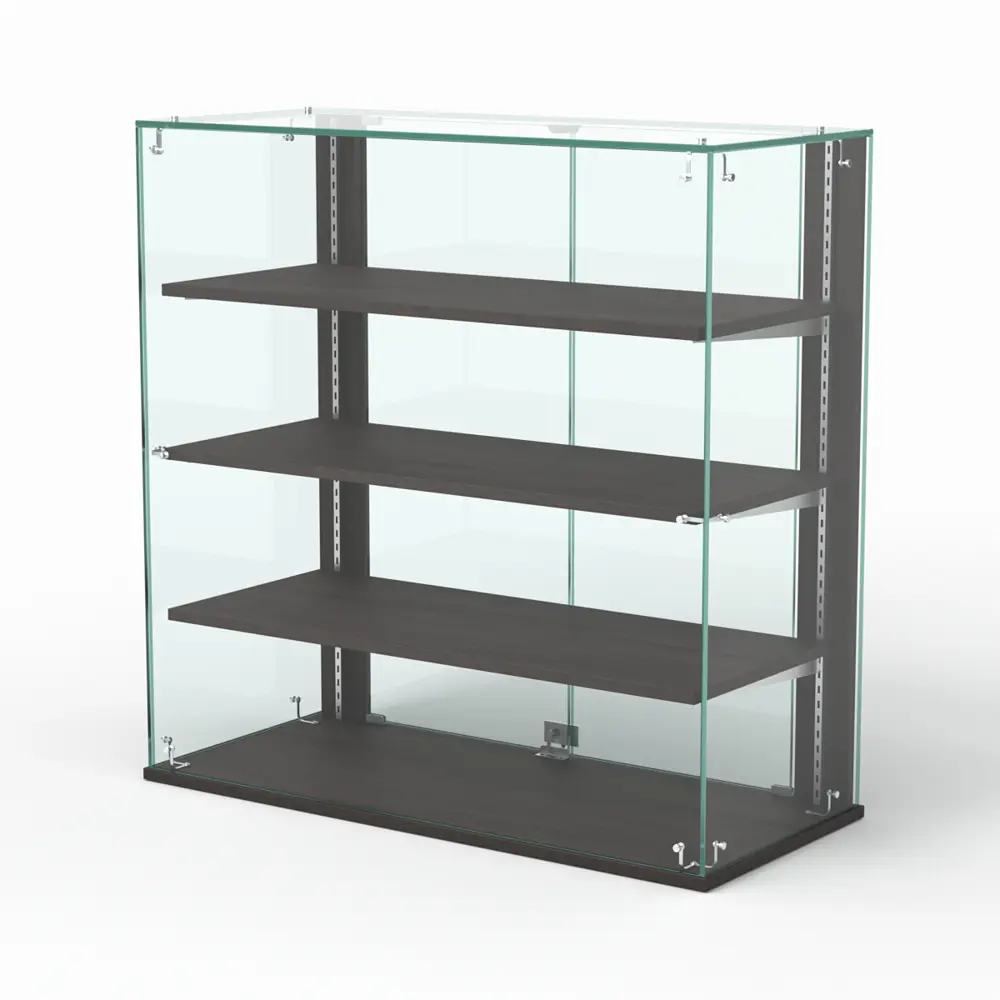 Фото Витрина Сладость №1А-НЕО-П для выпечки 90x90x40 см стекло цвет грейвуд