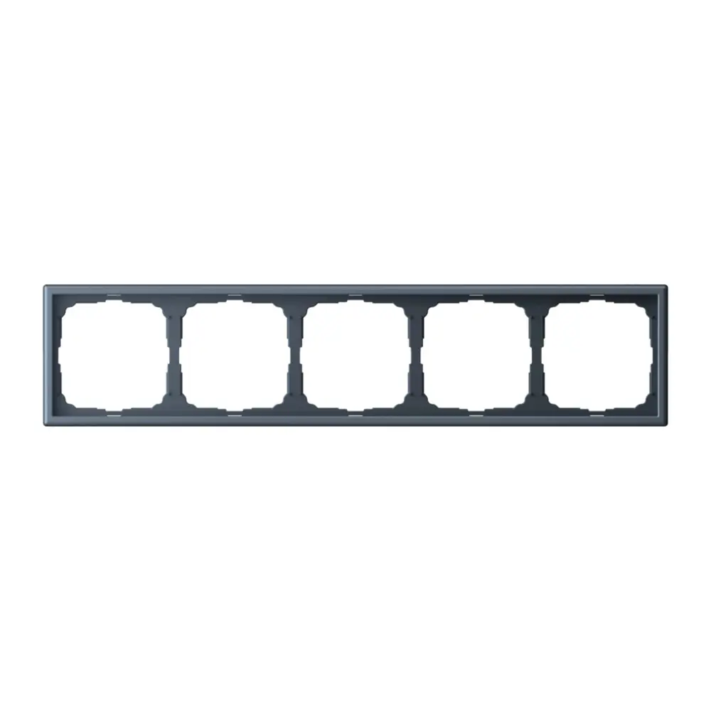 Фото Рамка для розеток и выключателей Systeme electric ArtGallery GAL000705 5 постов цвет грифель