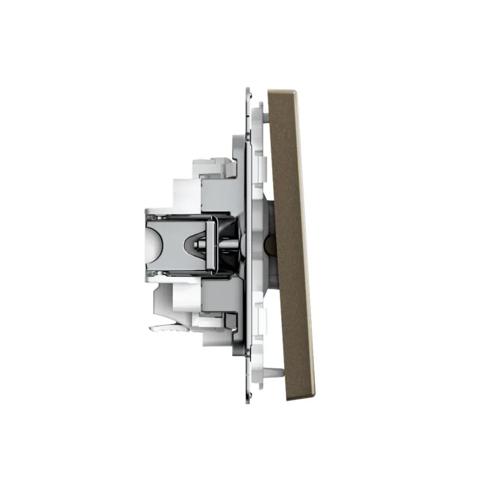 Фото 3 Выключатель встраиваемый Systeme electric ArtGallery GAL000615S 1 клавиша цвет мокко