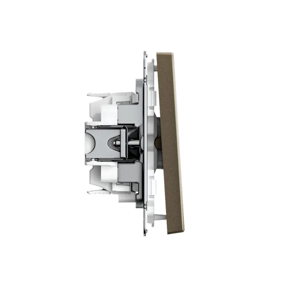 Фото 3 Переключатель встраиваемый Systeme electric ArtGallery GAL000671S 1 клавиша цвет мокко