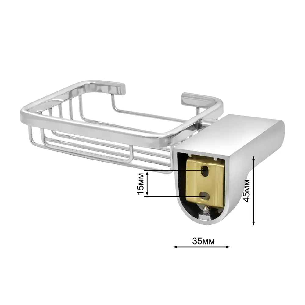 Фото 4 Мыльница Solinne 2541.115 металл цвет серый серебристый Фото 4 Мыльница Solinne 2541.115 металл цвет серый серебристый