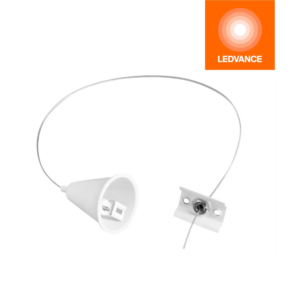Фото Кронштейн-подвес Ledvance 4099854256660 для трекового шинопровода 7 мм цвет белый