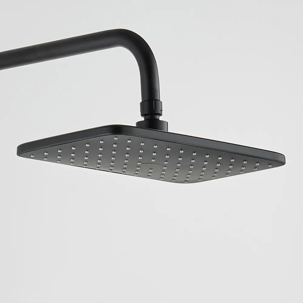 Фото 4 Душевая система BOND B07-9488 с термостатом, тропическим душем и смесителем с изливом цвет черный