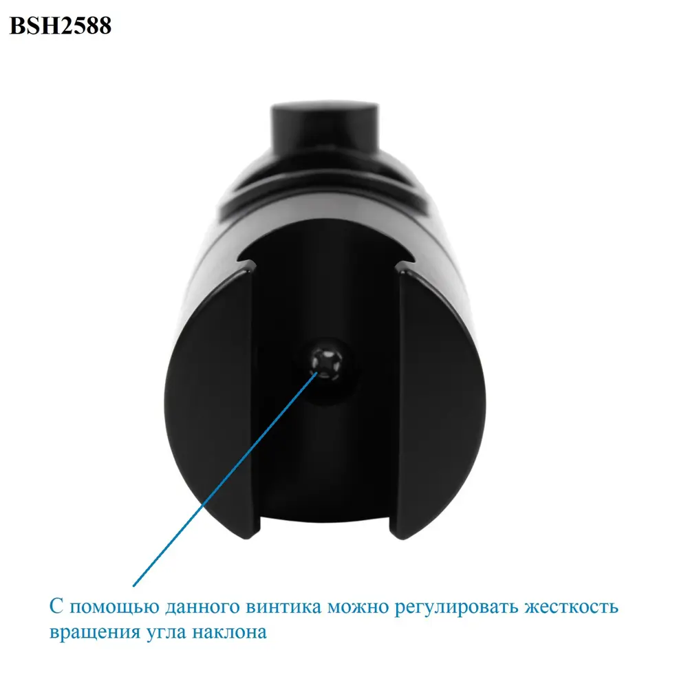 Фото 9 Душевая система BOND B07-9488 с термостатом, тропическим душем и смесителем с изливом цвет черный