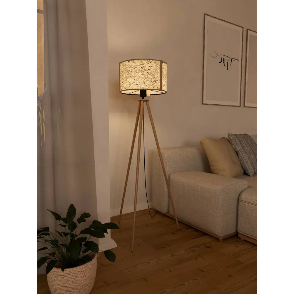 Фото 2 Торшер Eglo Hontongas цвет коричневый