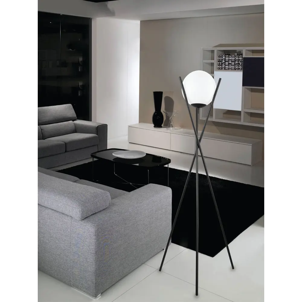 Фото 2 Торшер Eglo Salvezinas цвет черный Фото 2 Торшер Eglo Salvezinas цвет черный