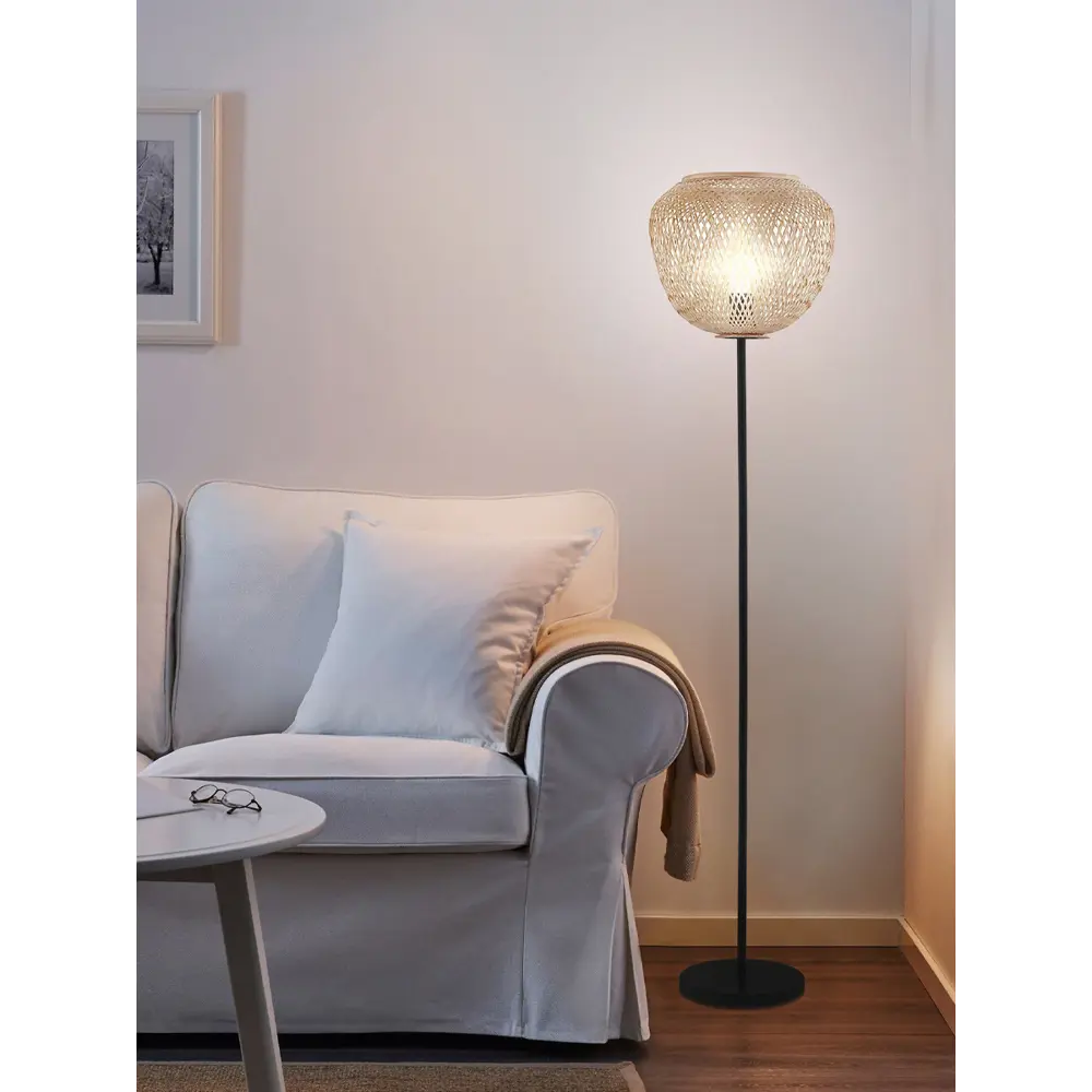 Фото 2 Торшер Eglo Dembleby цвет черный Фото 2 Торшер Eglo Dembleby цвет черный