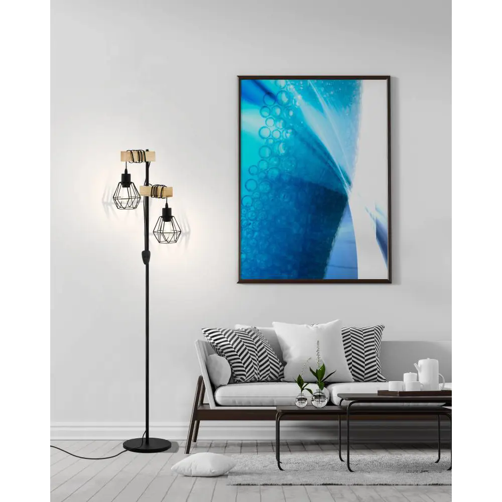 Фото 2 Торшер Eglo Townshend 5 цвет черный Фото 2 Торшер Eglo Townshend 5 цвет черный