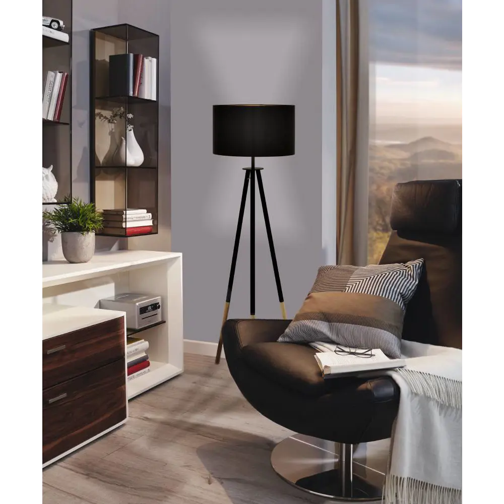 Фото 2 Торшер Eglo Bidford цвет коричневый