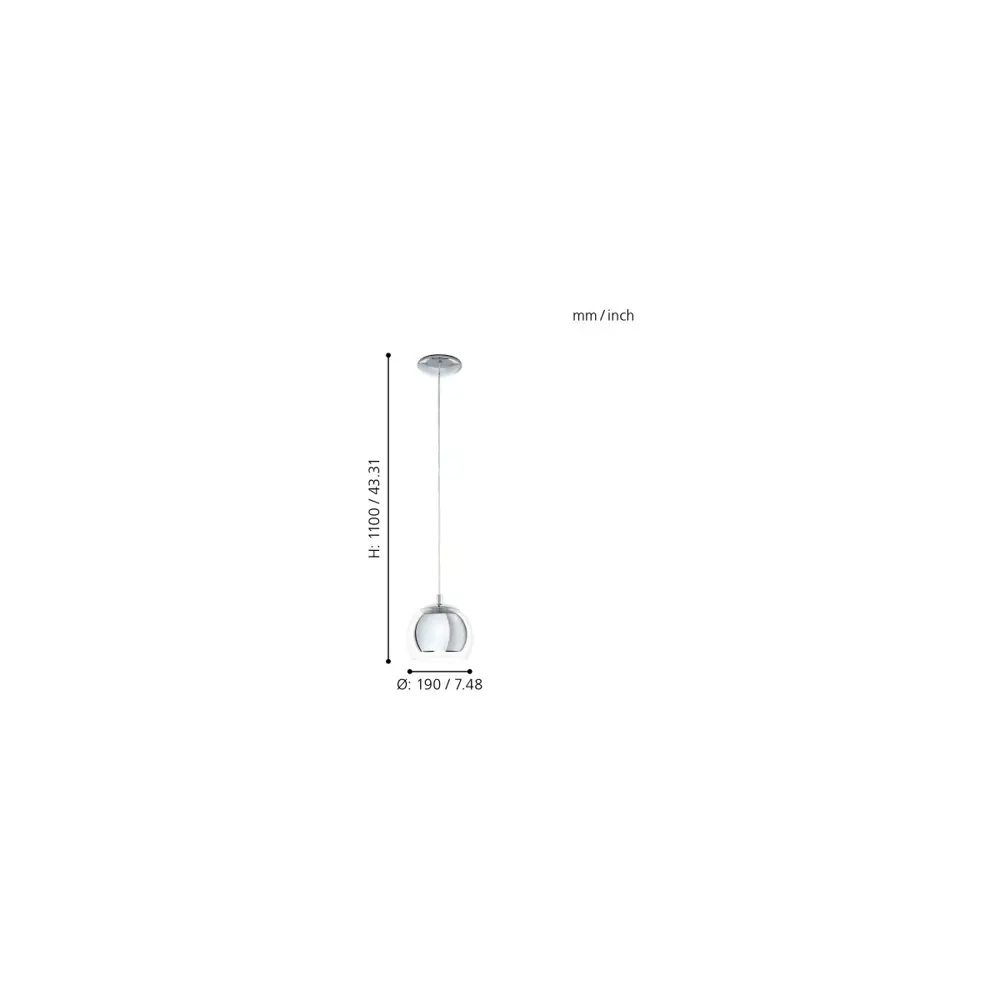 Фото 2 Люстра Eglo Rocamar 94592 E27 1 лампа