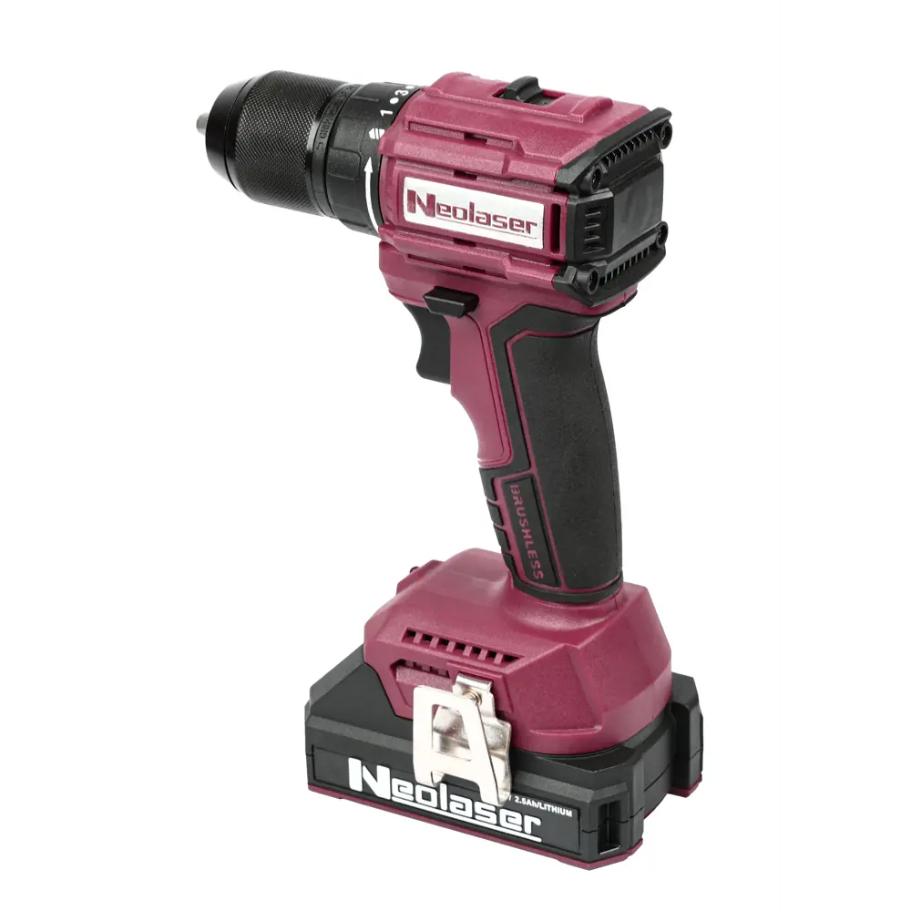 Фото 7 Дрель-шуруповерт аккумуляторная бесщеточная Neolaser NCDB-50, 20 В Li-ion 2x2.5 Ач Фото 7 Дрель-шуруповерт аккумуляторная бесщеточная Neolaser NCDB-50, 20 В Li-ion 2x2.5 Ач