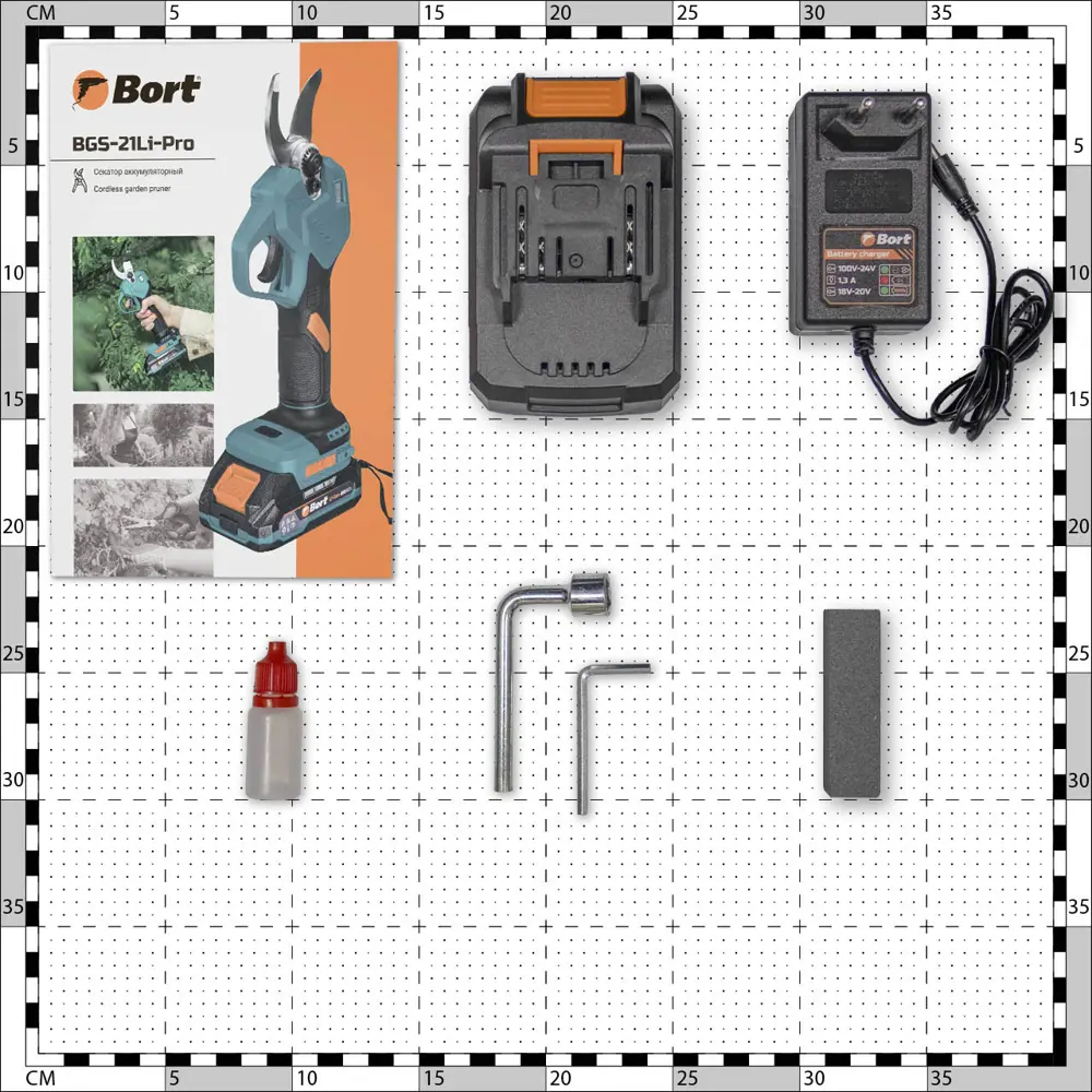 Фото 11 Секатор аккумуляторный Bort BGS-21Li-Pro 18 В Фото 11 Секатор аккумуляторный Bort BGS-21Li-Pro 18 В