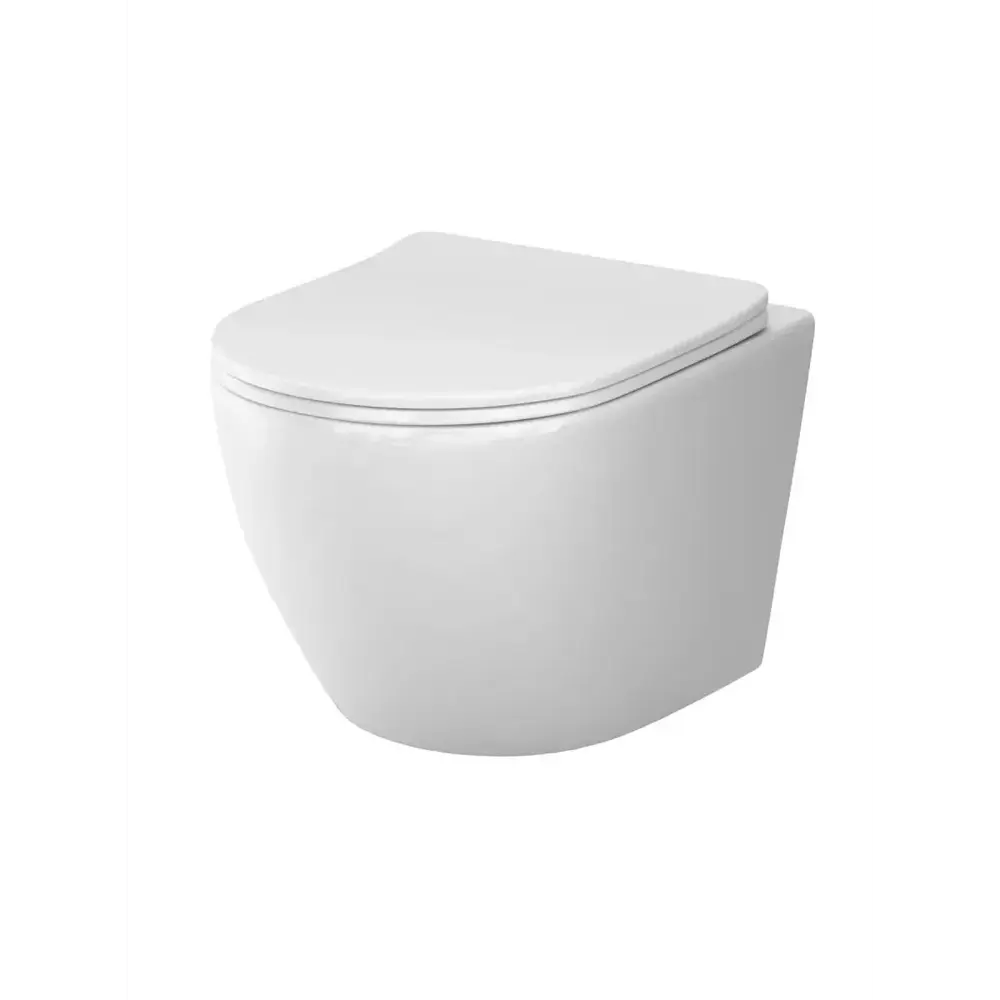 Фото 4 Унитаз Am.pm Mood C841900SCmp подвесной безободковый с сиденьем микролифт Фото 4 Унитаз Am.pm Mood C841900SCmp подвесной безободковый с сиденьем микролифт