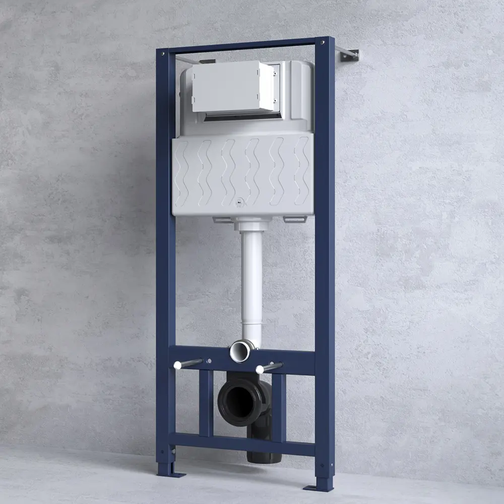 Фото 3 Инсталляция для подвесного унитаза Am.pm Next I074704.9051 с клавишей хром Фото 3 Инсталляция для подвесного унитаза Am.pm Next I074704.9051 с клавишей хром