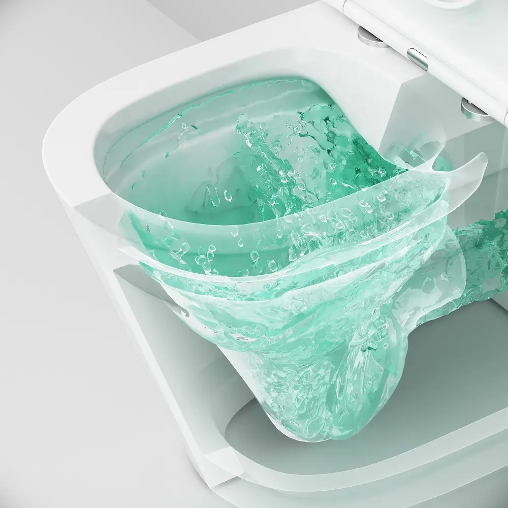 Фото 4 Унитаз-компакт напольный Am.pm Bold C20F8600SCmp безободковый с сиденьем цвет белый Фото 4 Унитаз-компакт напольный Am.pm Bold C20F8600SCmp безободковый с сиденьем цвет белый