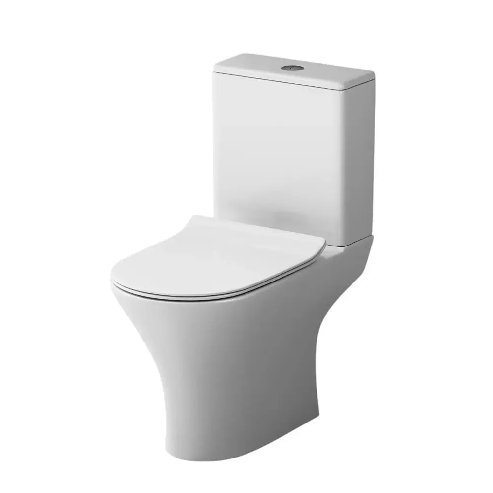 Фото 6 Унитаз-компакт напольный Am.pm Ray TRY8600ST безободковый цвет белый