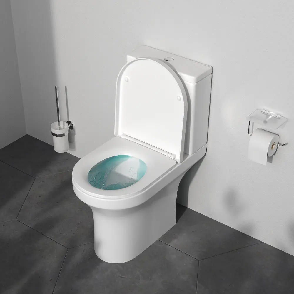 Фото 2 Унитаз-компакт Am.pm Juno TJN8601ST безободковый белый Фото 2 Унитаз-компакт Am.pm Juno TJN8601ST безободковый белый