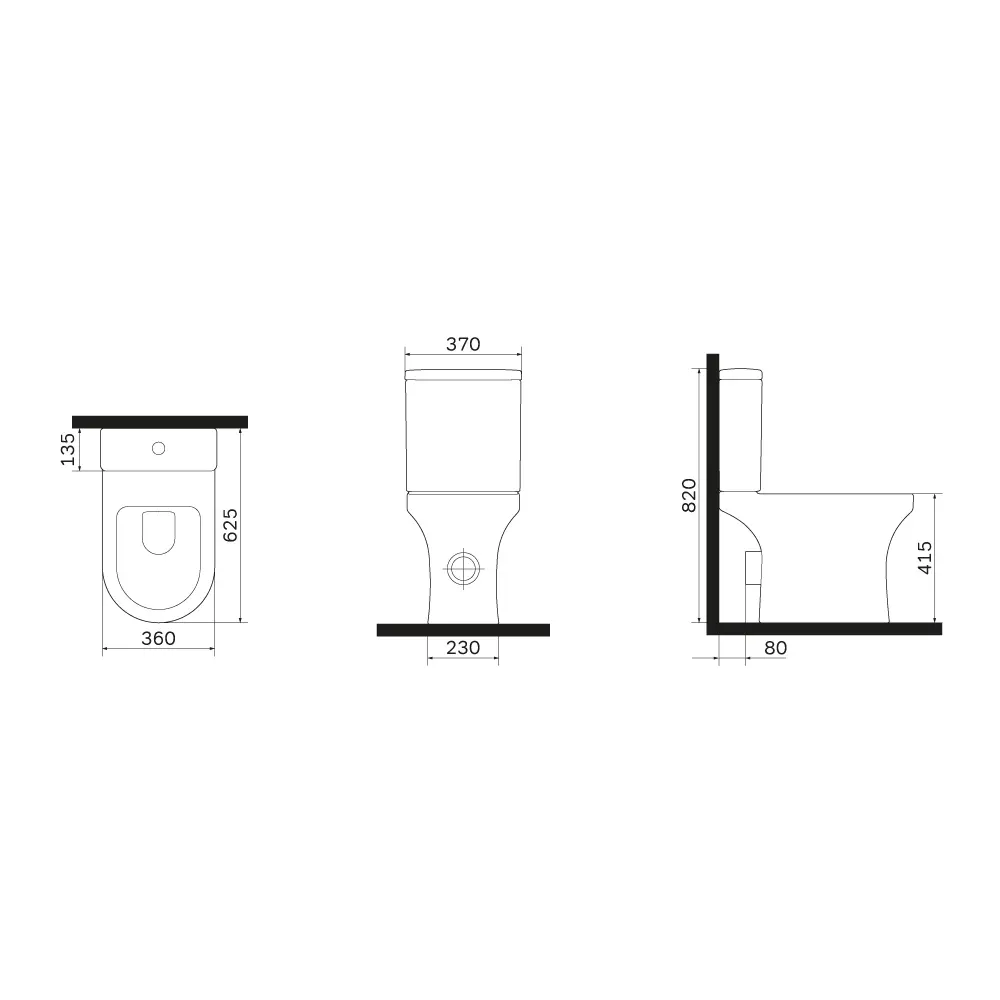 Фото 8 Унитаз-компакт Am.pm Juno TJN8601ST безободковый белый Фото 8 Унитаз-компакт Am.pm Juno TJN8601ST безободковый белый