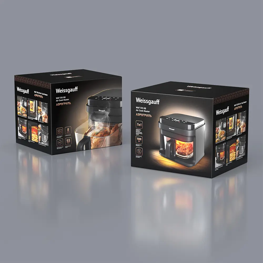 Фото 10 Аэрогриль Weissgauff WAF 515 GB Air Cook Master