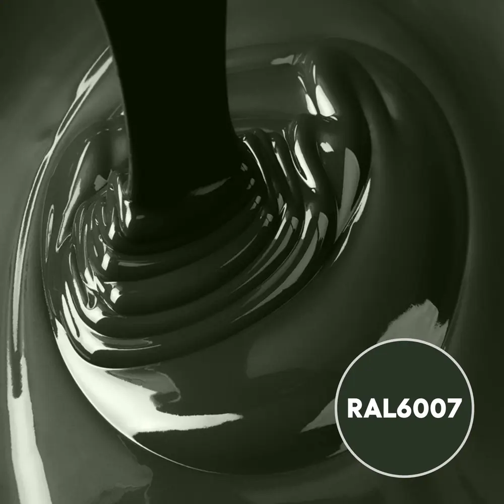 Фото 2 Грунт-эмаль Kovali полуглянцевая бутылочно-зеленая RAL6007 20 кг