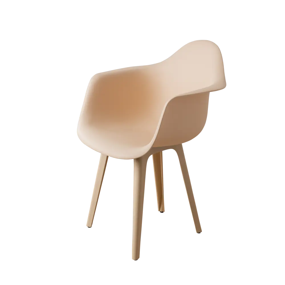 Фото 3 Стул/кресло Derstuhl 330 plast beige DSL045.414.2 43x82x58 см полипропилен цвет бежевый Фото 3 Стул/кресло Derstuhl 330 plast beige DSL045.414.2 43x82x58 см полипропилен цвет бежевый